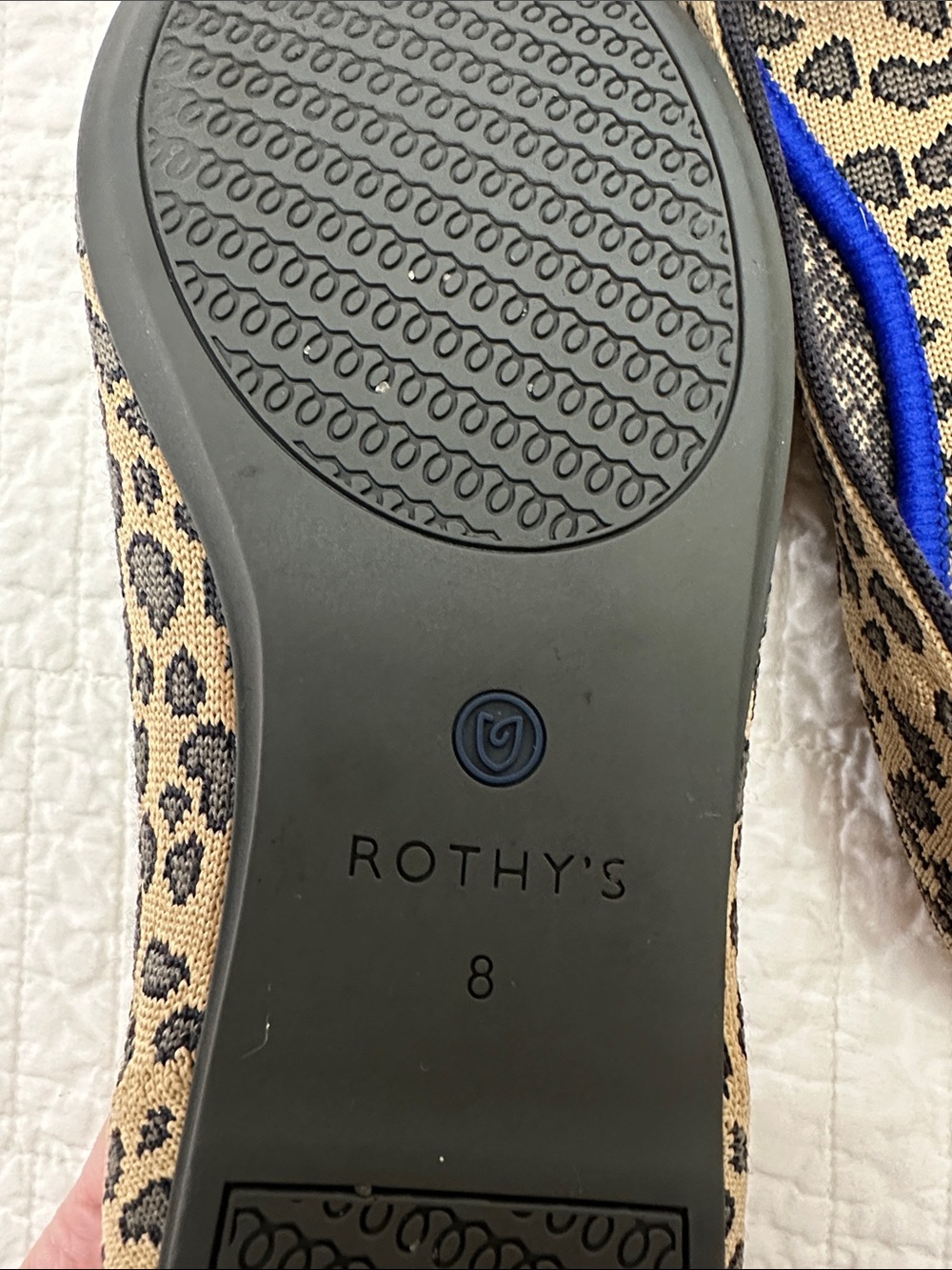 Rothy’s Cheetah Print Size 8 Ballet Flat Comfort - Picture 5 of 5